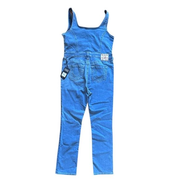 TRUE RELIGION  DENIM JUMPSUIT WOMEN'S SIZE XL New - Picture 2 of 7